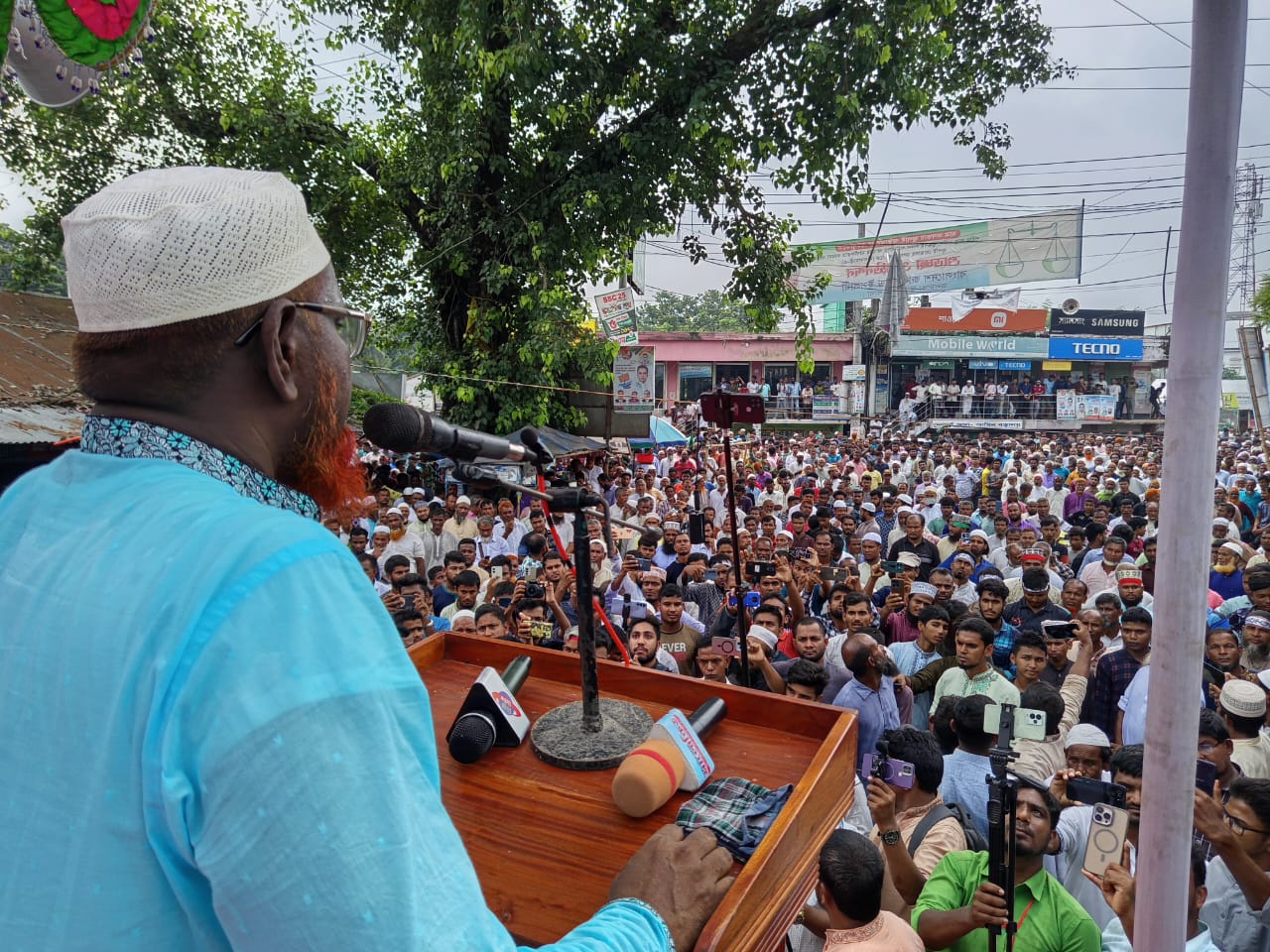 নীলফামারীর জলঢাকায় জামায়াতের গণমিছিল ও পথসভা অনুষ্ঠিত