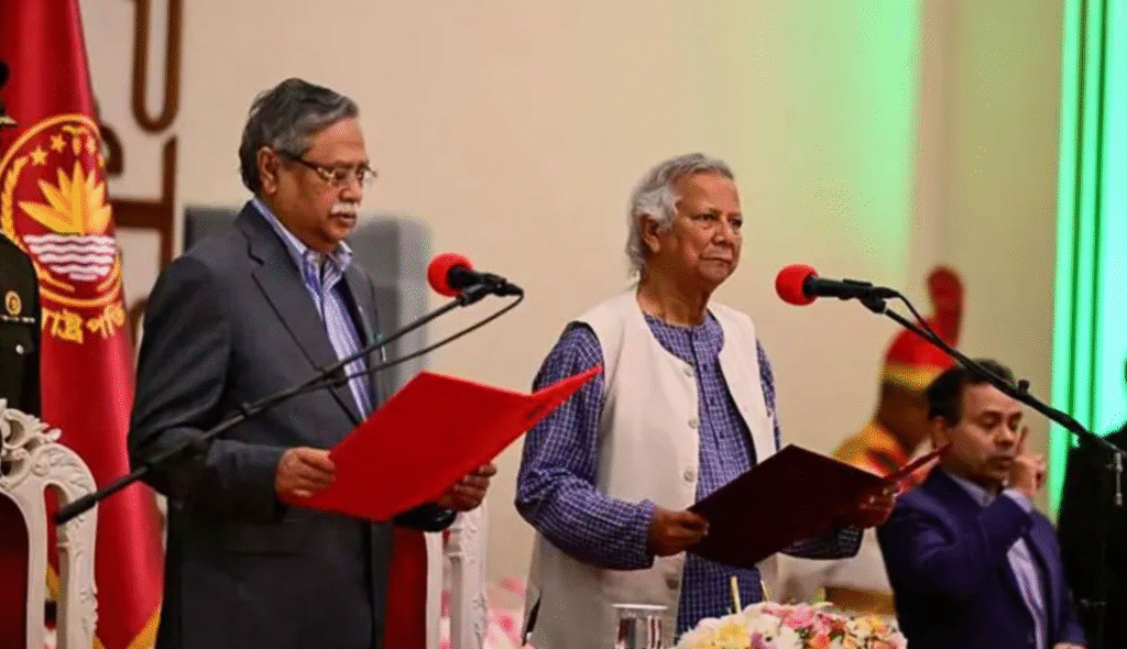 অন্তর্বর্তী সরকারের এক বছর: স্থিতিশীল অর্থনীতি, প্রশ্নবিদ্ধ বিচার ও মব ভায়োলেন্সে সমালোচনা