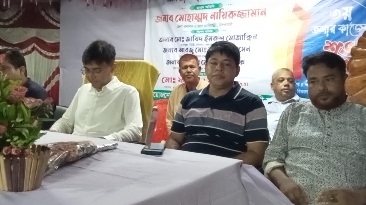 জলঢাকায় পাঠানপাড়া ক্বওমী মাদ্রাসার উন্নয়ন কার্যক্রমের উদ্বোধন