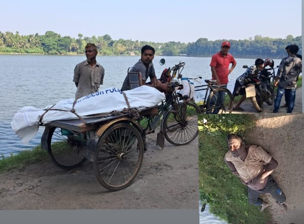 বাগেরহাটের পঁচা দিঘি থেকে রাজমিস্ত্রির মৃতদেহ উদ্ধার
