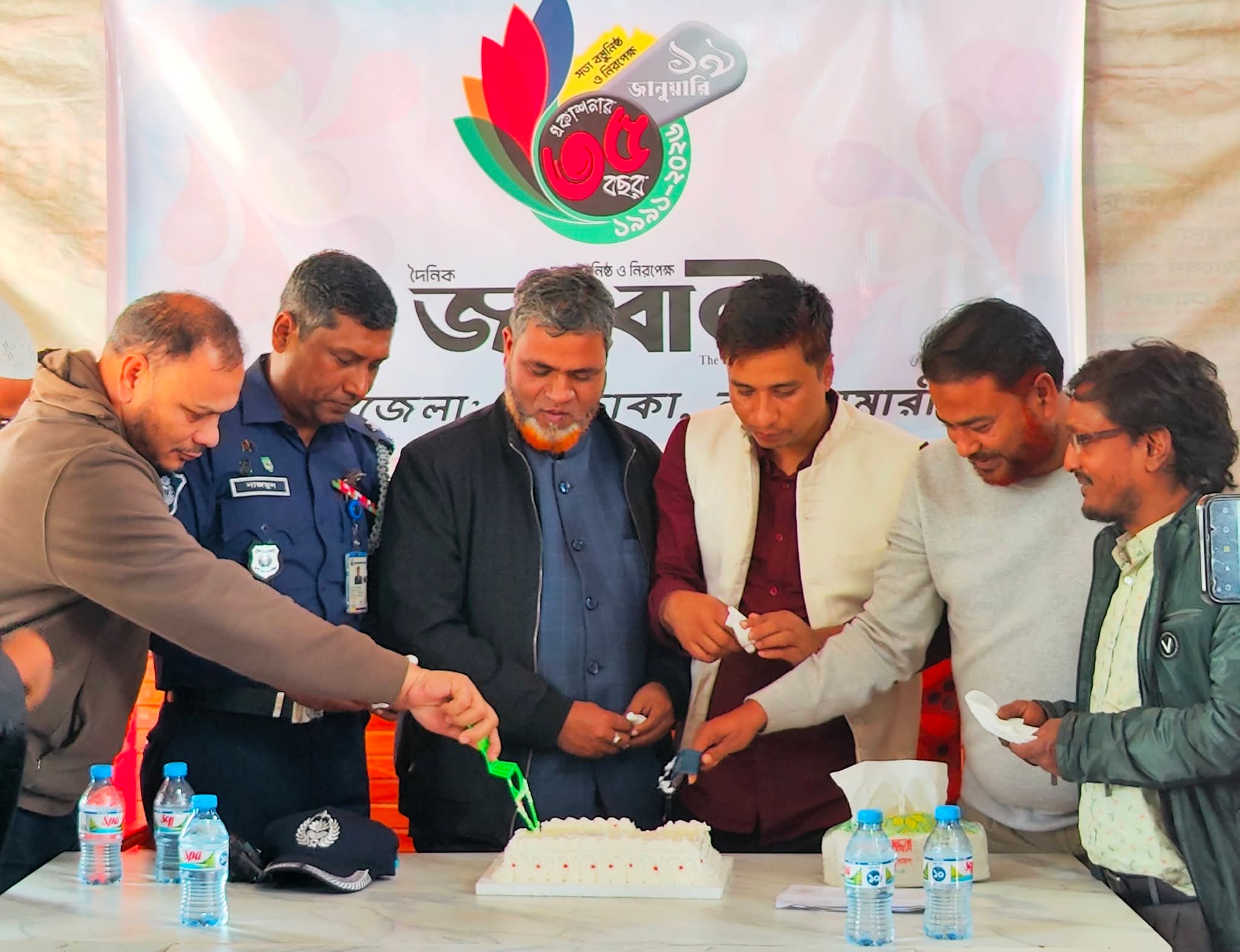 জলঢাকায় জনবাণীর পত্রিকার ৩৫ বছর পদার্পণ উপলক্ষে  প্রতিষ্ঠাবার্ষিকী উদযাপন 