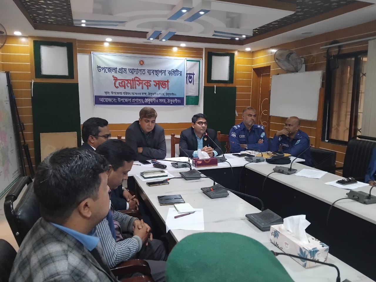 ঠাকুরগাঁওয়ে গ্রাম আদালত ব্যবস্থপনা কমিটির ত্রৈমাসিক সভা অনুষ্ঠিত