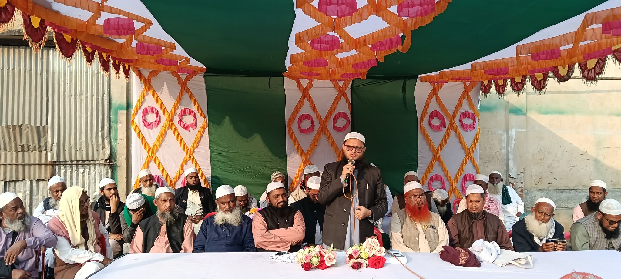 ইসলামী আন্দোলনের জেলা সভাপতির সংবর্ধনা ও শেরপুর-৩ আসনে নির্বাচনী প্রচারণা সভা অনুষ্ঠিত